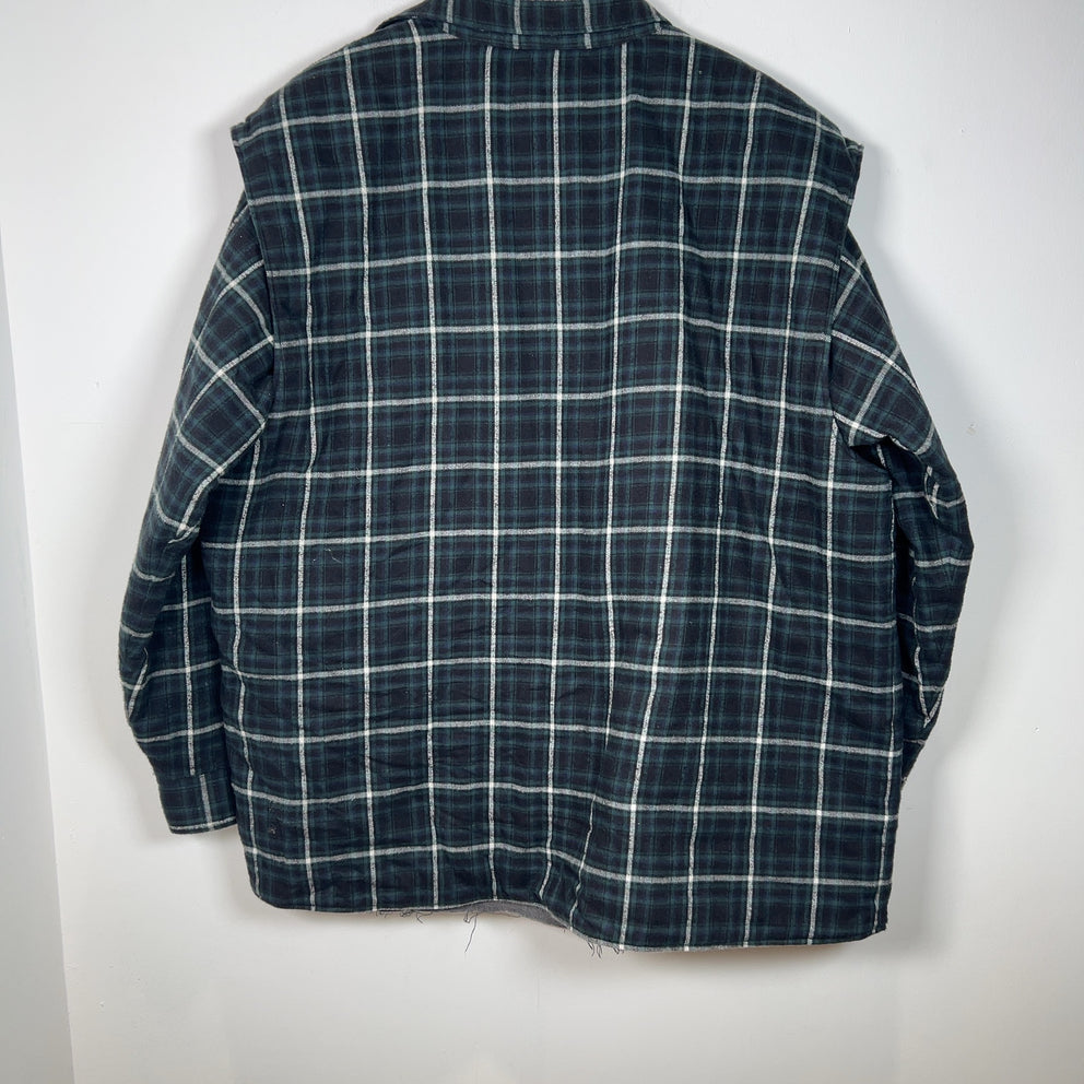 Balenciaga Double Layer Flannel Jacket