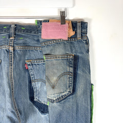 Better With Age Lemon Split Seam Denim Jeans