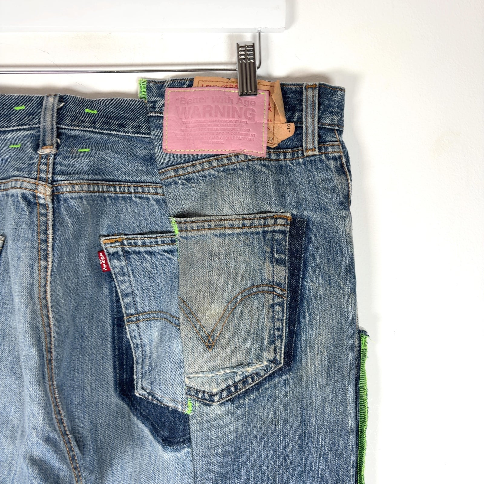 Better With Age Lemon Split Seam Denim Jeans