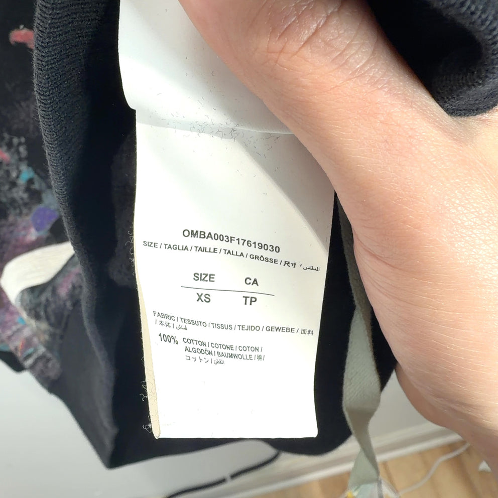 Off-White 'Seeing Things' Paint Spatter Arrow Crewneck