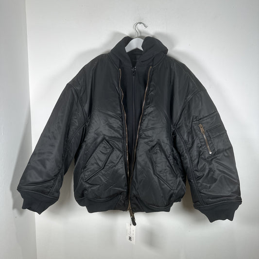 Balenciaga SS23 'All In' Hybrid Bomber Jacket Size S