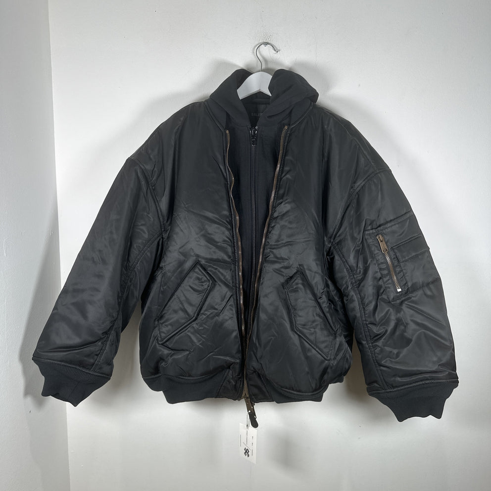 Balenciaga SS23 'All In' Hybrid Bomber Jacket Size S
