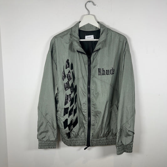 Rhude Grey Logo Track Jacket