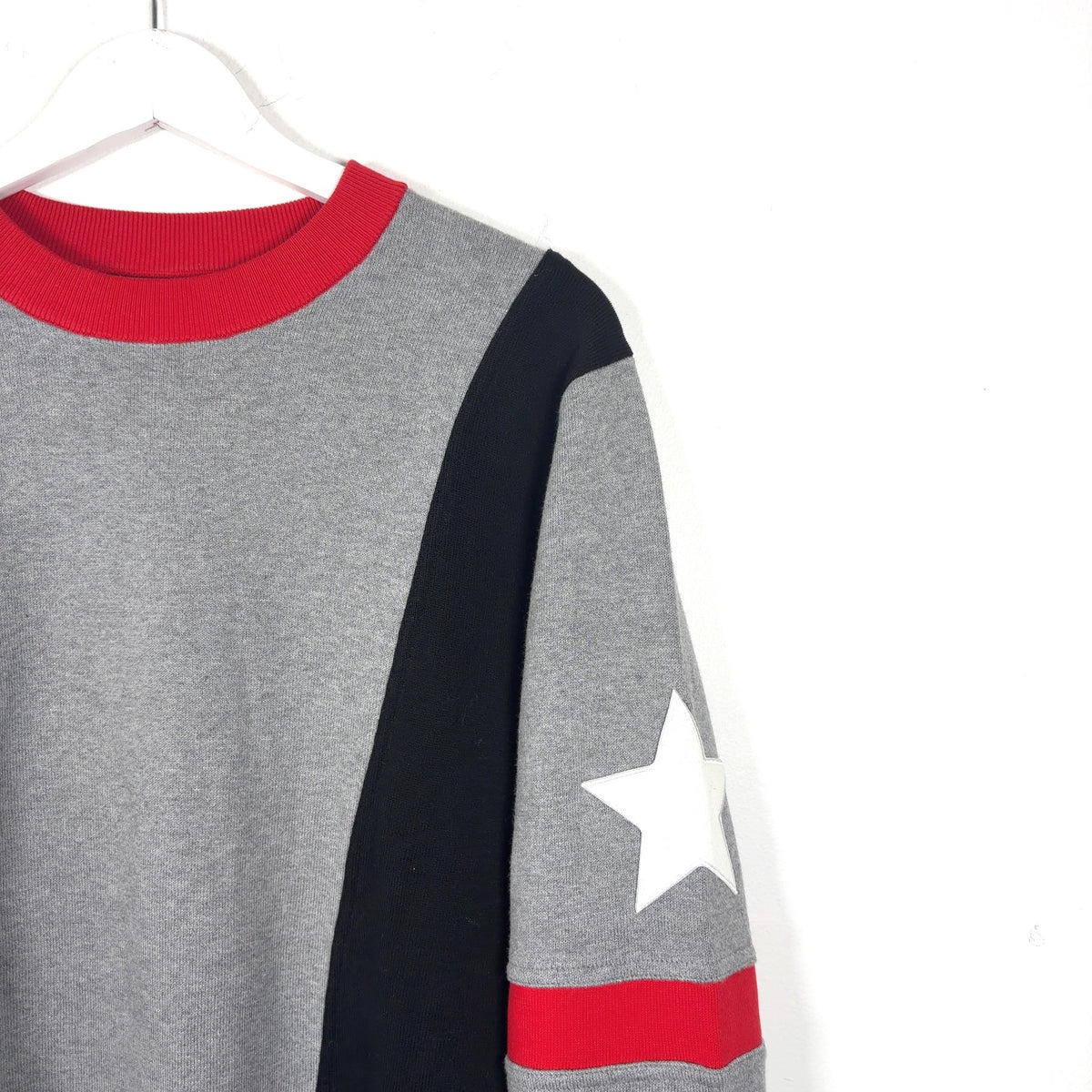 Givenchy SS17 Embroidered Star Patch Sweater