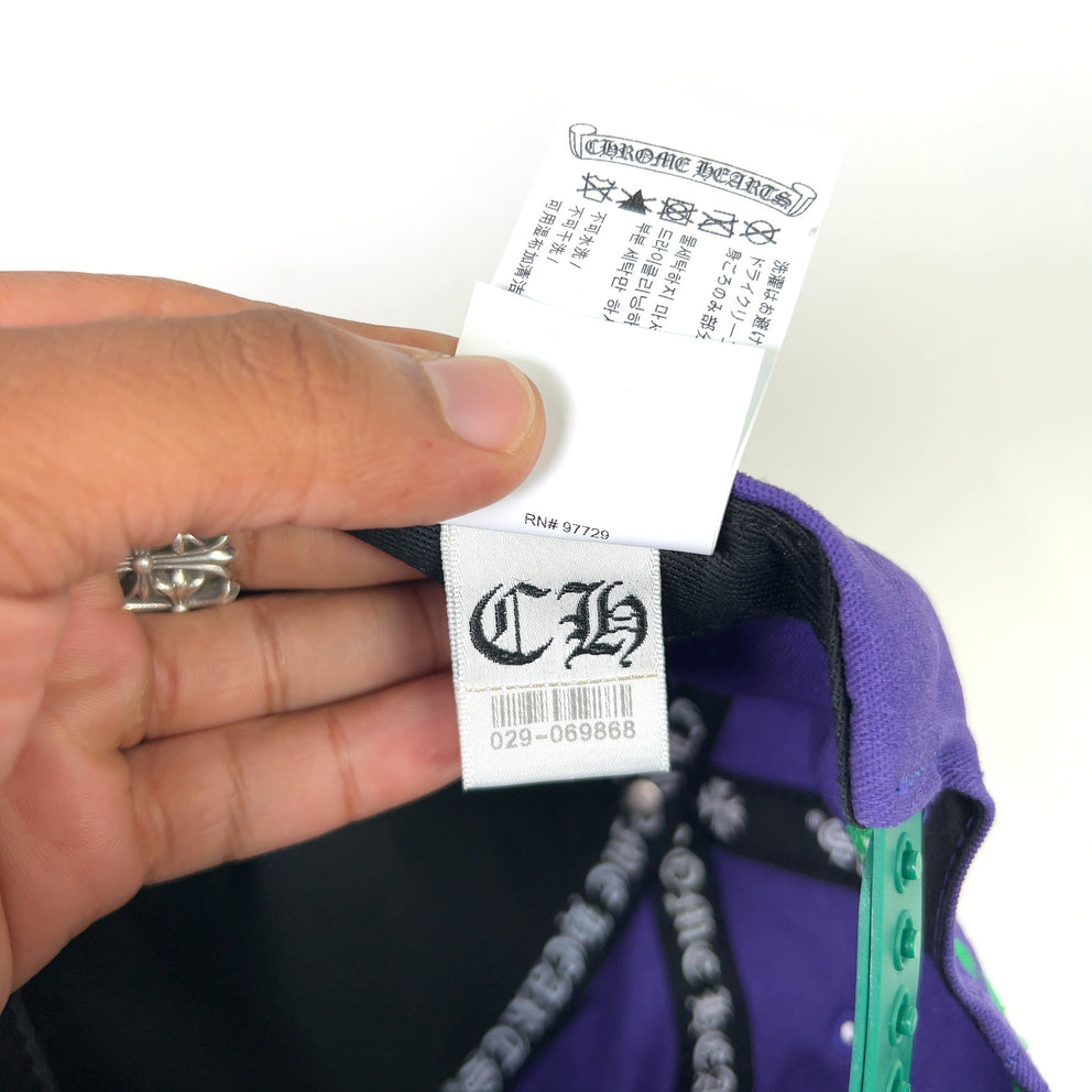 Chrome Hearts Purple CH Baseball Hat
