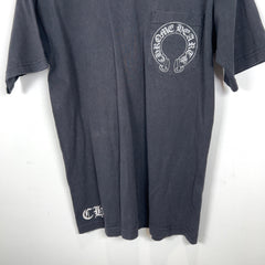 Chrome Hearts Malibu Cross Graphic Vintage T-Shirt