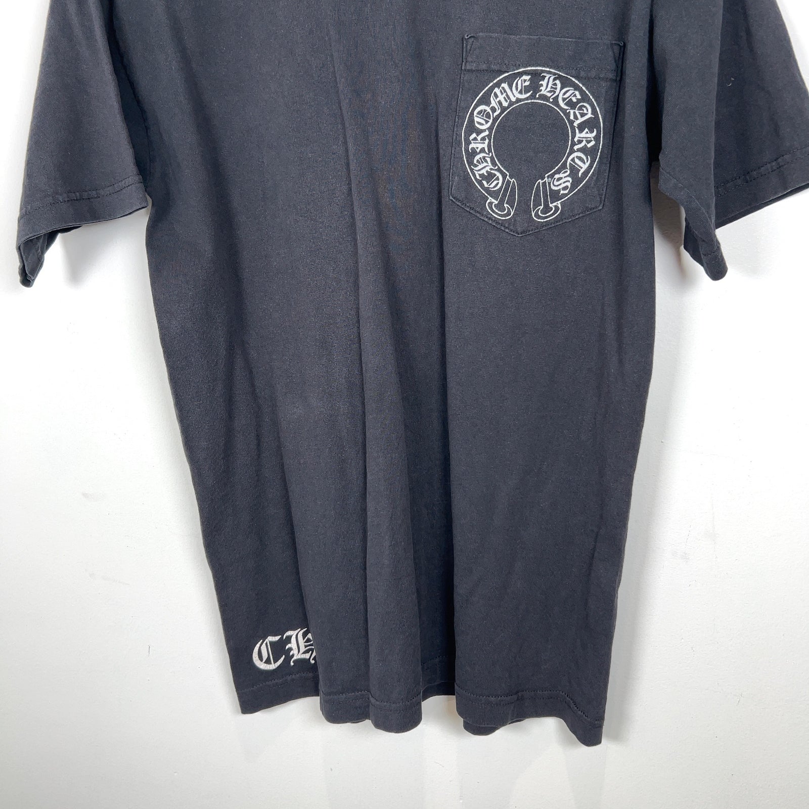 Chrome Hearts Malibu Cross Graphic Vintage T-Shirt