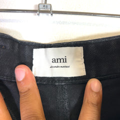 Ami Paris Carpenter Denim Shorts