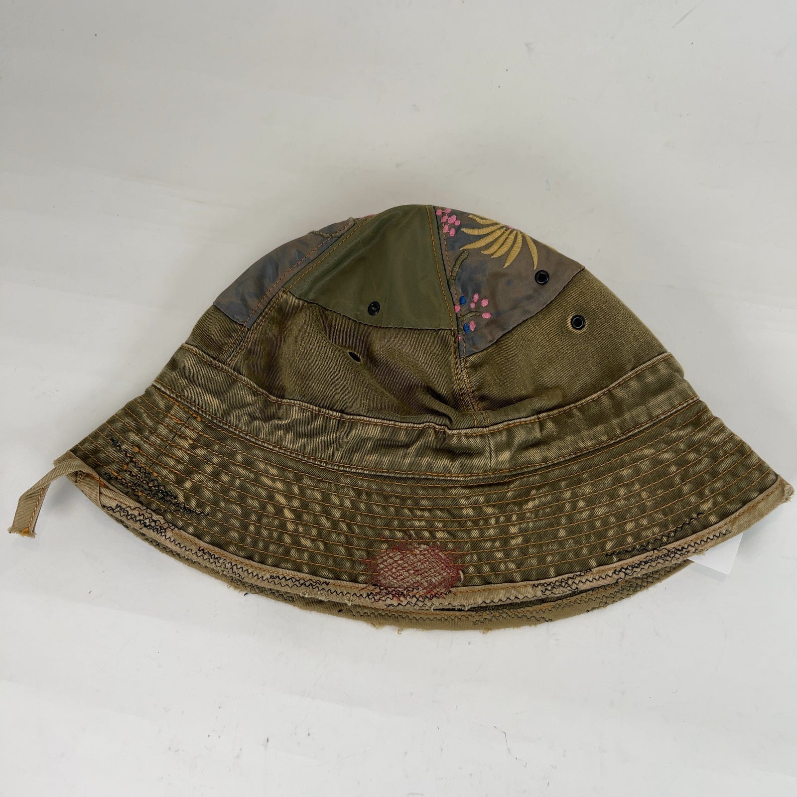 Kapital Patched Repaired 'Old Man and Sea' Bucket Hat