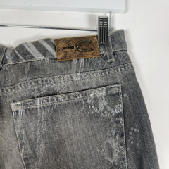 Robert Cavalli Just Cavalli Serpent Pattern Jeans