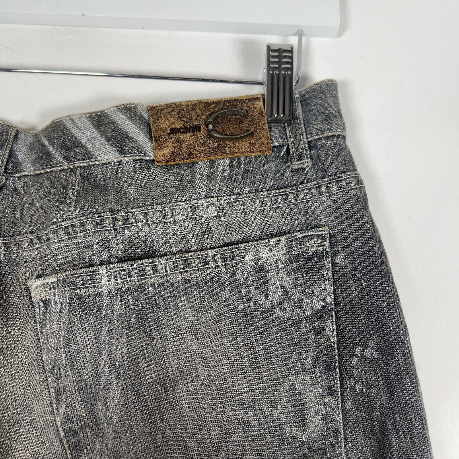 Robert Cavalli Just Cavalli Serpent Pattern Jeans