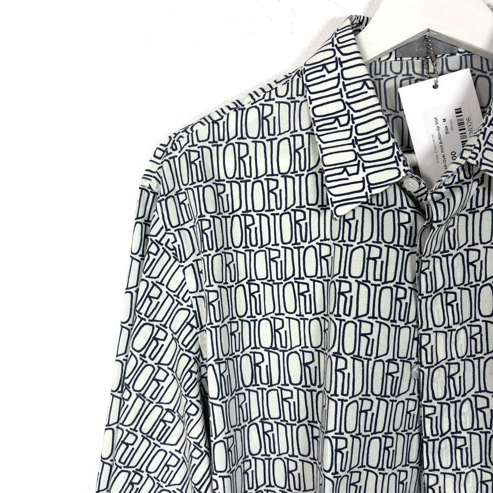 Dior All-Over Print Button-Up Shirt