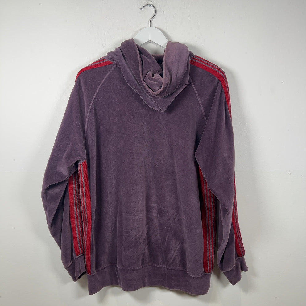 Needles Purple Red Hooded Track Hoodie