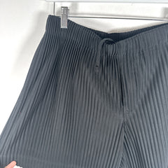 Issey Miyake Pleat Black Shorts Size S