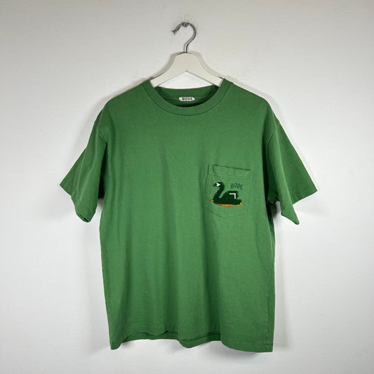 Bode Green Embroidered Mallard T-shirt Size Free