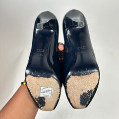 Gucci Midnight Blue Patent Leather Pumps Size 36.5