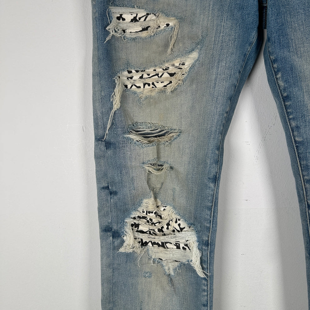 Amiri Bones Patch MX1 Jeans Size 33