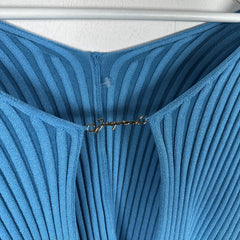 Jacquemus La Maille Pralu Cropped Cardigan Light Blue Size S