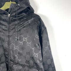 Gucci Off The Grid GG Nylon Zip Up Oversized Jacket