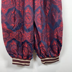 Gucci Jacquard Silk Monogram Jogger Pants