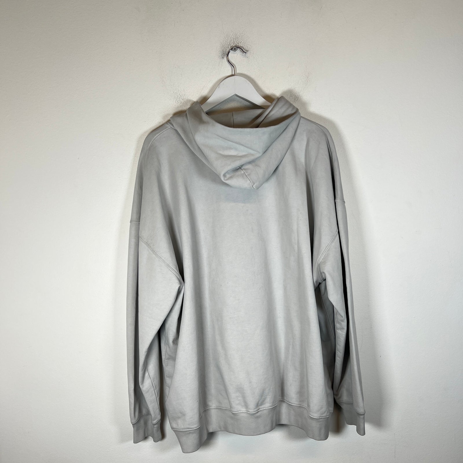 Balenciaga Dirty White Authentic Jersey Apparel Hoodie Size S