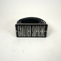 Supreme x Jean Paul Gaultier Square Logo Enamel Belt