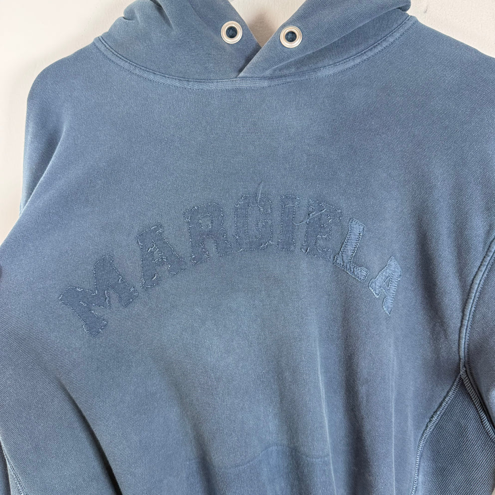 Maison Margiela Distressed Cut-Off Logo Hoodie