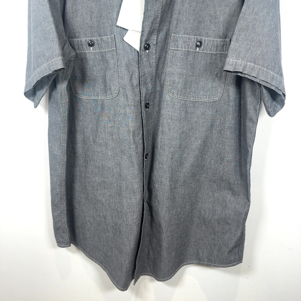 Maison Margiela Short-Sleeve Broadcloth Shirt
