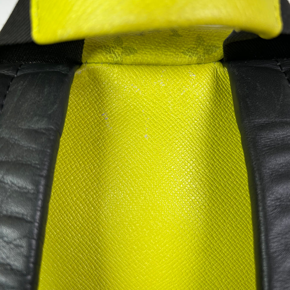 Louis Vuitton Yellow Taigarama Monogram Discovery Backpack