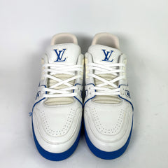 Louis Vuitton White/Blue Signature Trainers