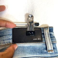 Amiri Rainbow Bandana Thrasher Denim Jeans