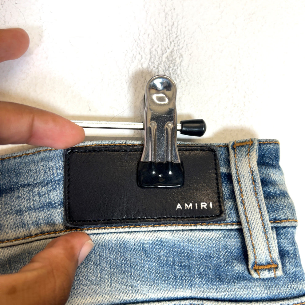 Amiri Rainbow Bandana Thrasher Denim Jeans