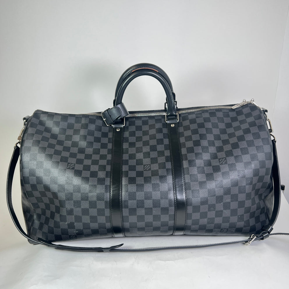 Louis Vuitton Damier Graphite Keepall Bandouliere 55