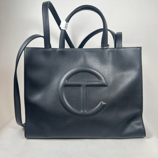 Telfar Black Medium Shopping Bag