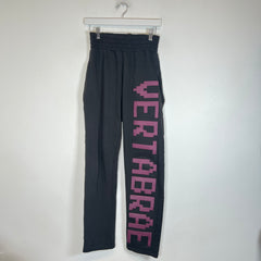Vertabrae Black/Purple C-2 Logo Sweatpants Size L