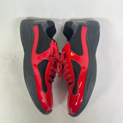 Prada Red/Black Patent Leather America Cups