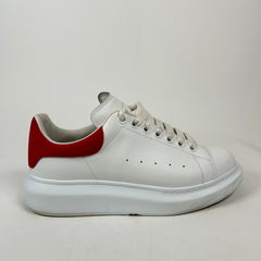 Alexander McQueen White/Red Sneaker Size 40.5