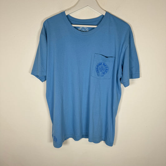 Chrome Hearts Blue Miami Horseshoe Tee Size L