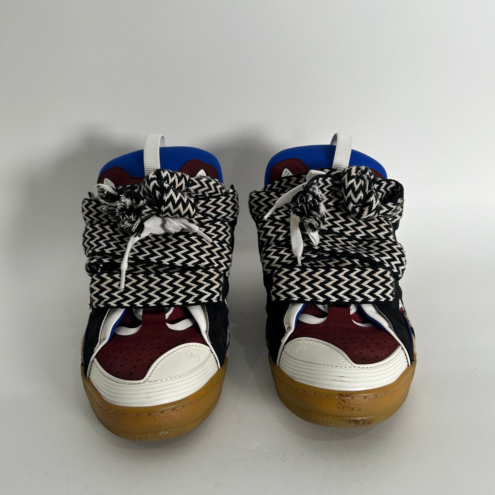 Lanvin Curb Leopard Sneakers Size 13