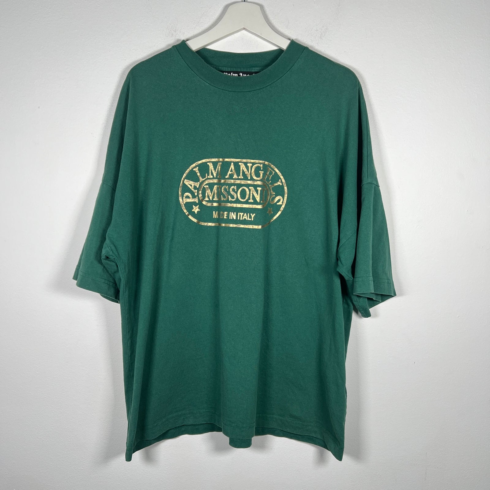 Palm Angels x Missoni Green Heritage Tee Size S