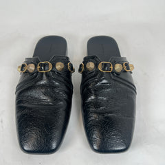 Balenciaga Black Cosy Cagole Mules Size 42