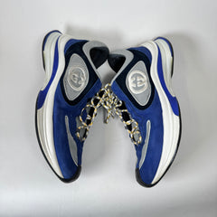 Gucci Blue Run Lace Up Sneaker Size GG 9.5