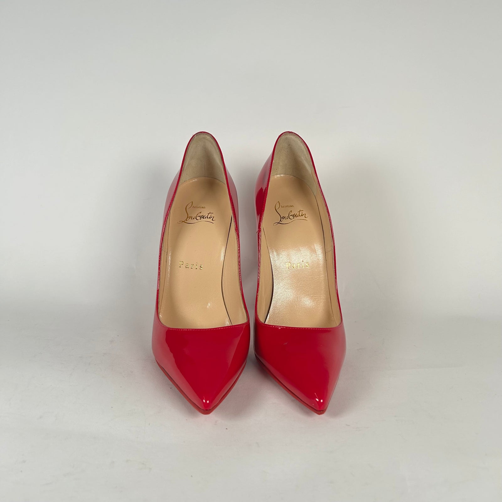 Christian Louboution So Kate Patent Pink Heels Size 37