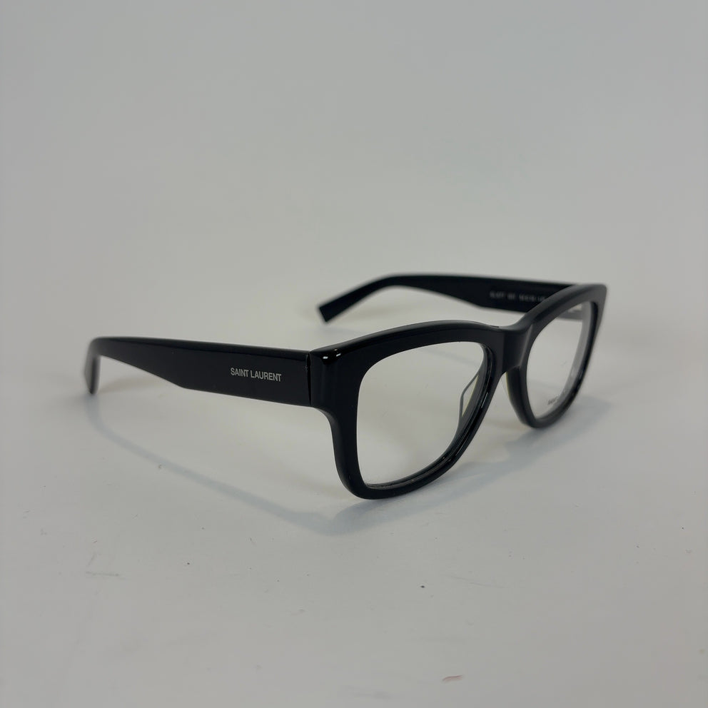 Saint Laurent Clear Lens Logo Glasses