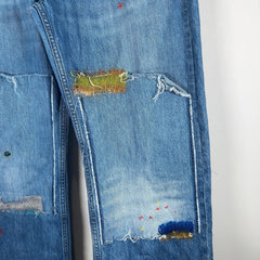 Marni Mohair Patchwork Denim Jeans