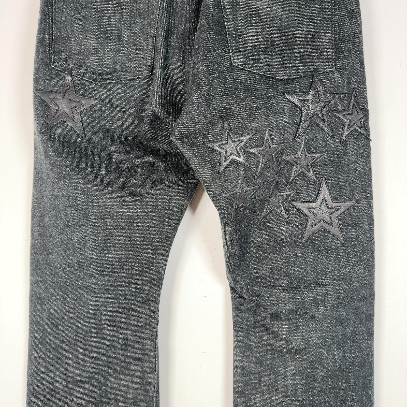 Chrome Hearts Star Patch Raw Denim Jeans