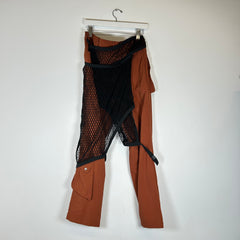 A-Cold-Wall Brown Net Pants Size M