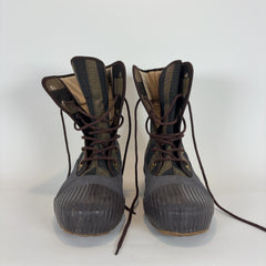 Fendi x Moonstar Pequin Striped Duck Boots