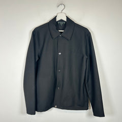 Kith Black Double Knit Coach Jacket Size XS