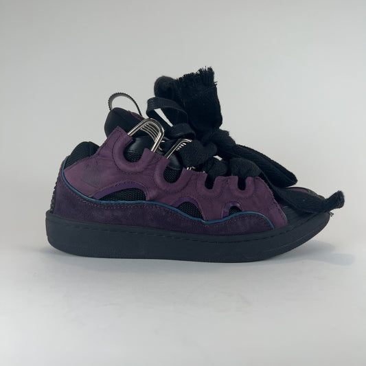 Lanvin 'Curb' Suede Low-Top Sneakers